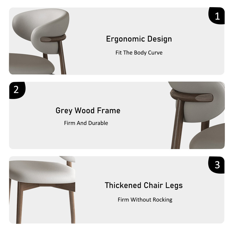 Corrigan Studio® Lovash UItra Leather King Louis Dining Chair Wayfair